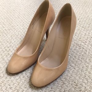 J Crew Mona Patent Pumps, 7M, Warm Bisque color